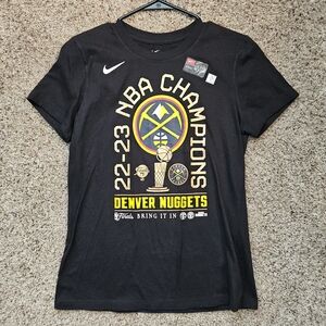 Nike Black NBA Denver Nuggets Champions T-Shirt
